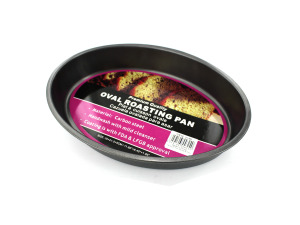Steel oval roasting pan