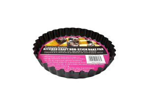 Fluted round baking pan