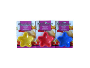 Silicone bakeware, star shaped