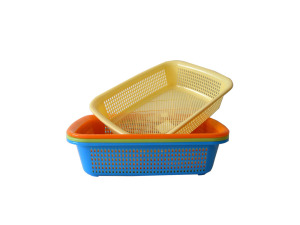 Plastic mesh basket
