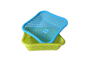 Square basket, assorted colors