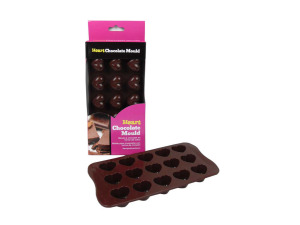 Heart-shaped chocolate mold
