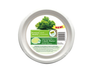Paper plates, pack of 10, 7"