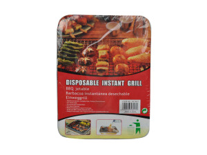 Disposable instant grill
