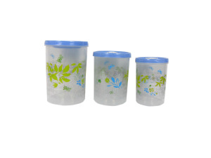 Decorative storage containers, pack of 3