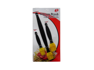 Silicone brush set, pack of 3