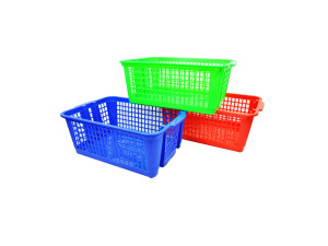 Stackable basket, assorted colors