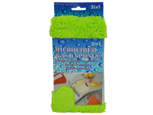2-in-1 microfiber sponge and duster