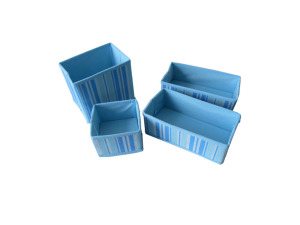 Non-woven storage boxes