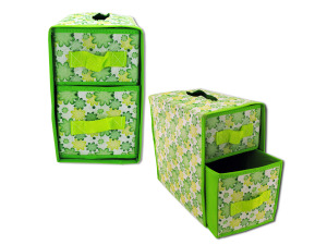 Multi-functional non-woven storage box with drawers