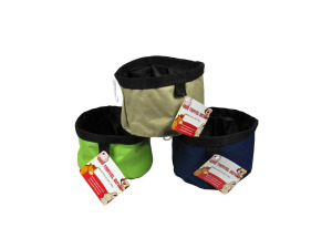 Foldable dog travel bowl