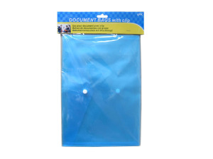 Document folder with clip, pack of 4