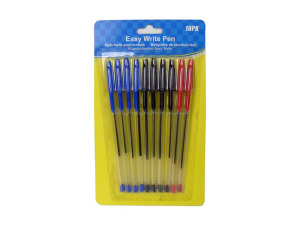Easy write pens, pack of 10