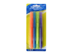 Highlighters, pack of 4