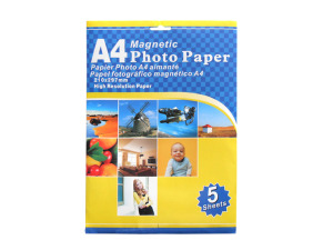Magnetic photo paper, 5 sheets