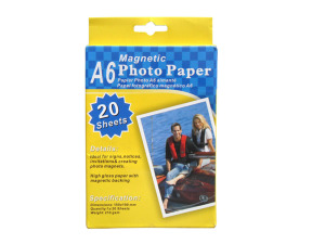 Magnetic photo paper, 20 sheets