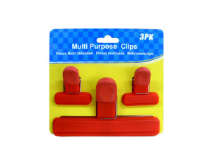 Bag clips, pack of 3