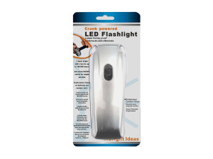 Crank flashlight