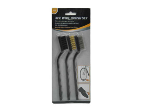 Wire brush set, pack of 3