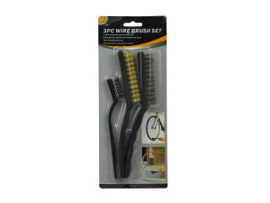 Wire brush set, 3 pack