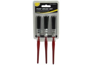 Paint brush set, pack of 3