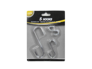 "S" hooks, pack of 10