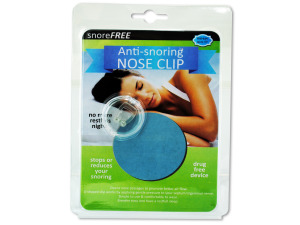 Anti-snoring nose clip