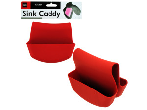 Saddle-style sink caddy