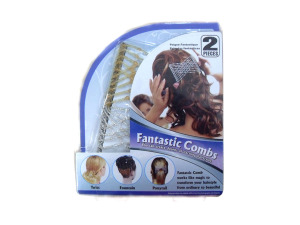 Fantastic hair combs, pack of 2