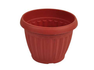 Round flower pot