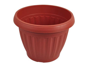 Clay-look flower pot