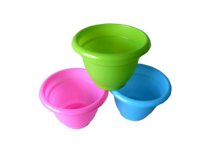 Colorful flower pot