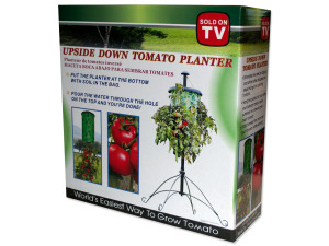 Upside down tomato planter