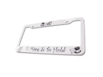 Wedding License Plate Frame
