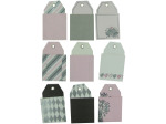 12 Wedding Tags & Pockets