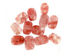 Cherry Quartz Rec Stone Beads