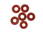 17MM Coral Colored Donut Stone Beads