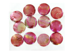12MM Silver Rec Fw Shell Beads