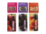 assorted lip balm and lip gloss