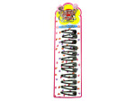 Metal snap hair clips