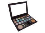 21 shadow w/applicator and 2 blushes w/brush palette