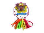 Neon colored hair bands