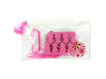 Christmas pedicure set in pouch, 7 pieces