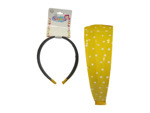 Headband with star print