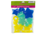 10 Pack assorted foam shapes