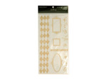 12 x 12 clear stickers