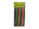 Colored wooden craft sticks