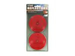 Auto reflector set with adhesive mounts