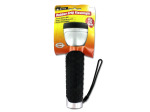 Rubber grip flashlight