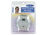Birth control pill case with alarm notification